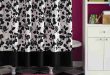 Images of Black and White Floral Shower Curtain black and white floral shower curtain