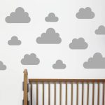 Images of Grey / Small cloud wall stickers