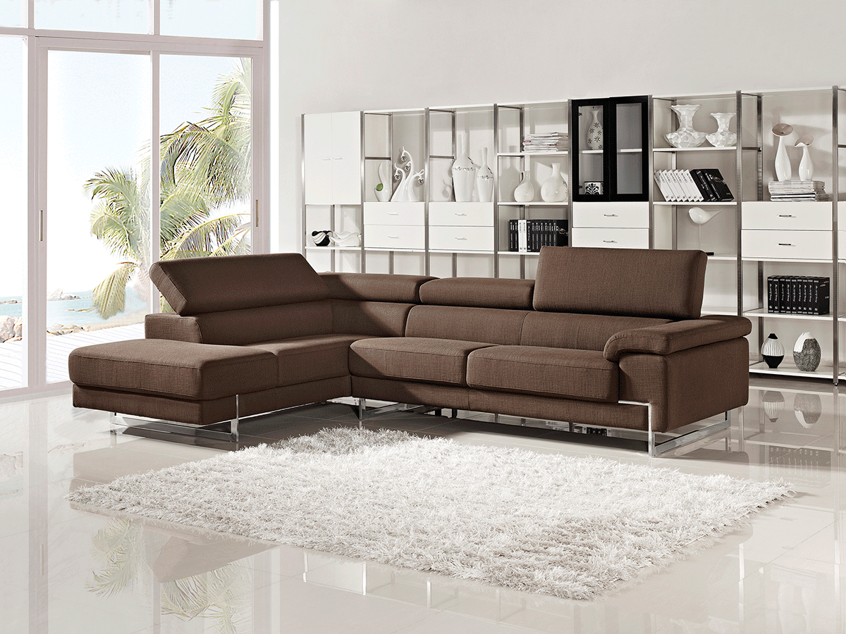 Images of Milton Modern Fabric Sectional Sofa modern fabric sectional sofa