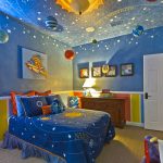 Images of The Solar System inspired toddlers room is filled with hand-painted and  ceiling kids room ideas for boys