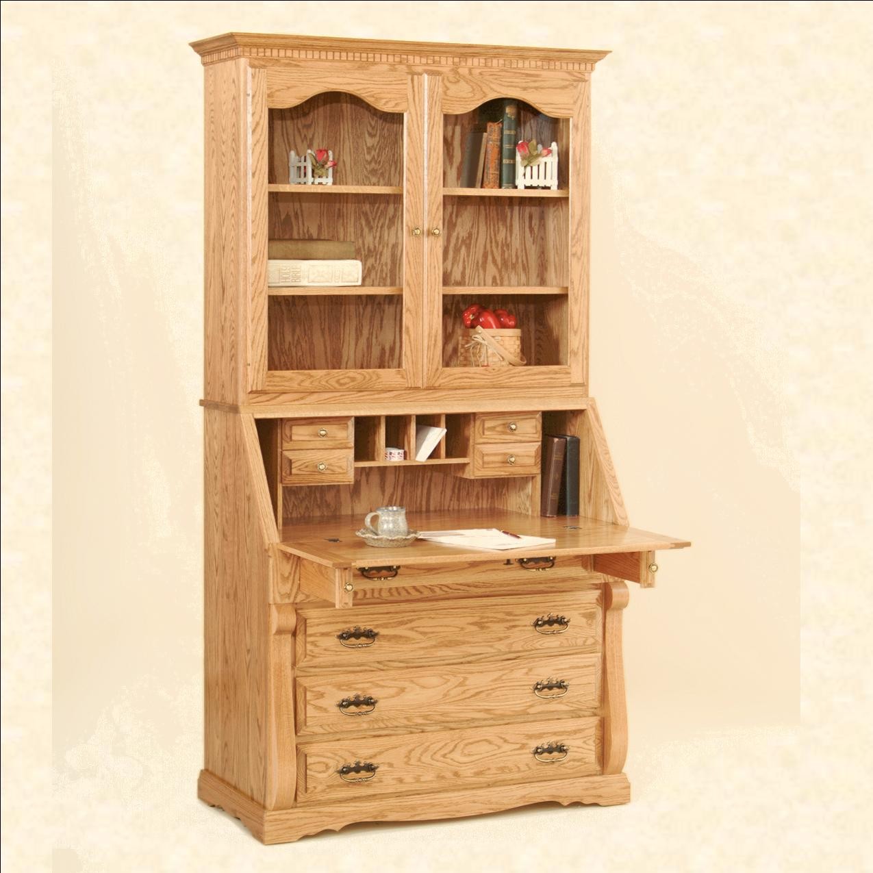 Images of Traditional Secretary Desk with Hutch secretary desk with hutch