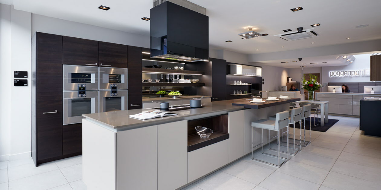 Beautiful Poggenpohl Kitchen Studio - Sheen Kitchen Design - London kitchen design studio