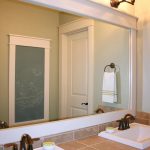 Modern How to Frame a Mirror large framed bathroom mirrors