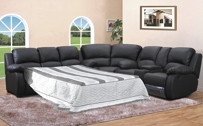 Elegant Elegant Leather Sectional Sleeper Sofa - Plushemisphere leather sectional sleeper sofa