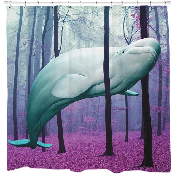 Luxury 20,000 Leagues Under the Trees Shower Curtain cool shower curtains for men