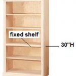 Luxury 30 unfinished solid wood bookcases