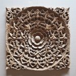 Luxury Balinese Hand Carved Wood Wall Art Panel - Siam Sawadee carved wood wall art panels