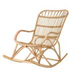 Luxury Bloomingville Rattan Rocking Chair in Natural rattan rocking chair