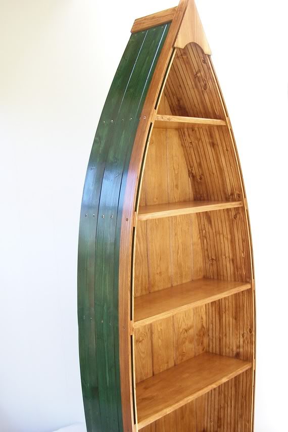 Luxury boat shaped book shelf - Google Search boat shaped bookcase