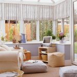 Luxury Cool conservatory The walls if this conservatory have been kept light and small conservatory furniture ideas