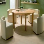 Luxury Creative Space-Saving Furniture Design - Dining Table And Chairs space saving dining table