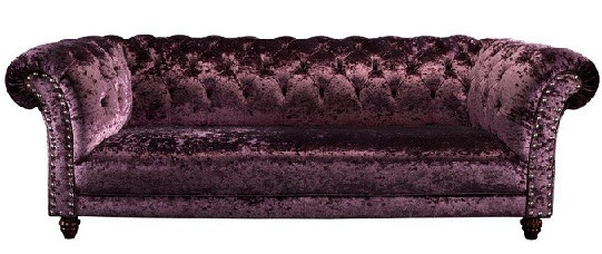 Luxury Crushed Velvet Chesterfield Sofa velvet chesterfield sofa