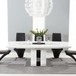 Luxury Fancy White Extending Dining Table And Chairs Buy The Richmond 180cm White white gloss dining table