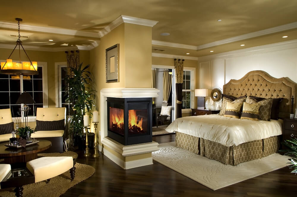Photos of Beautiful bedroom with fireplace and sitting room luxury master bedroom furniture