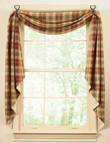 Luxury Primitive Window Treatment Ideas | Country Window Treatments:  European-Style Rustic Window Treatments rustic kitchen curtains