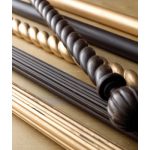 Luxury Traditional Curtain Rods by Horchow wood curtain rods
