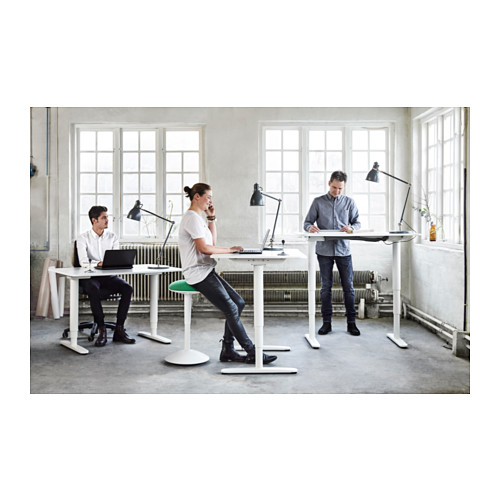 Master BEKANT Desk sit/stand - birch veneer/black - IKEA ikea sit stand desk