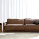 Master Image of: Brown Leather Sofa Contemporary contemporary leather sofa