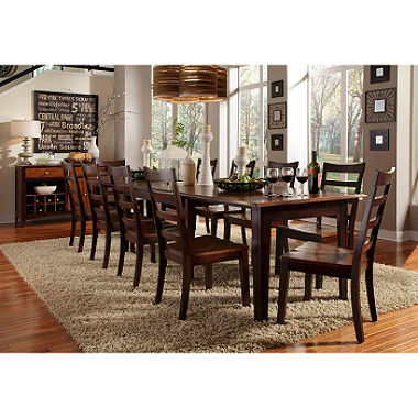 Master Layla Solid Wood Dining Set (Assorted Sizes) - Samu0027s Club solid wood dining set