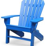 Master Model PB-ADSEA | Seaside Commercial Grade Recycled Plastic Adirondack Chair  (Blue) plastic adirondack chairs