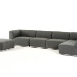 Master ... modern sectional sofa rom furniture cadomodern. more views modern gray sectional sofa