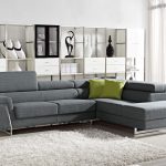 Master More Views modern fabric sectional sofa