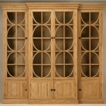 Master Oak bookcases with glass doors oak bookcase with glass doors