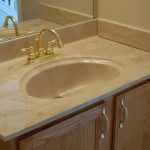 Master vanity sink and countertop before - Iu0027m Flying South featured on bathroom vanity tops with sink