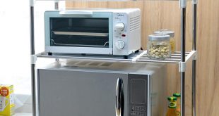 Stunning Double layer microwave oven shelf storage shelf stainless steel oven  microwave microwave storage shelf