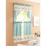 Modern Better Homes and Garden Embroidered Butterfly Window Kitchen Curtains, Set  of 2, butterfly kitchen curtains