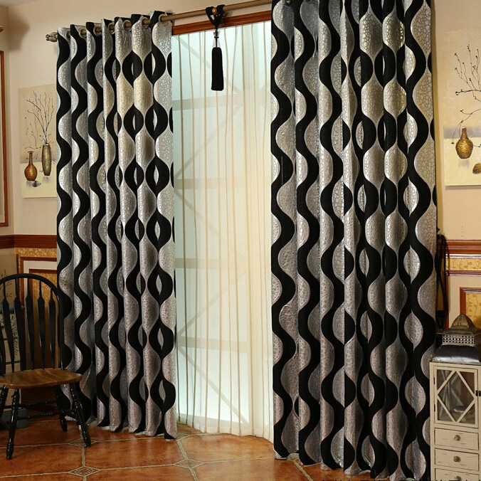 Modern Black and silver curtains can be the great choice for your house. black and silver curtains