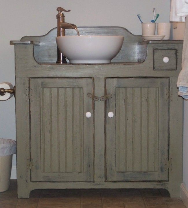 Modern Cozy Home Country Shoppe offers quality Primitive and Country Decor and  Custom country style bathroom vanities and sinks