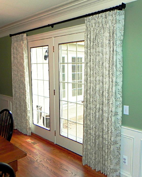 Modern Curtains on french doors | Home Decorating Ideas: Curtain Panels for French french door curtains