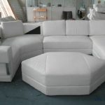 Modern Free Shipping Large U Shaped Real leather Sofa, Large house furniture, u shaped leather sofa