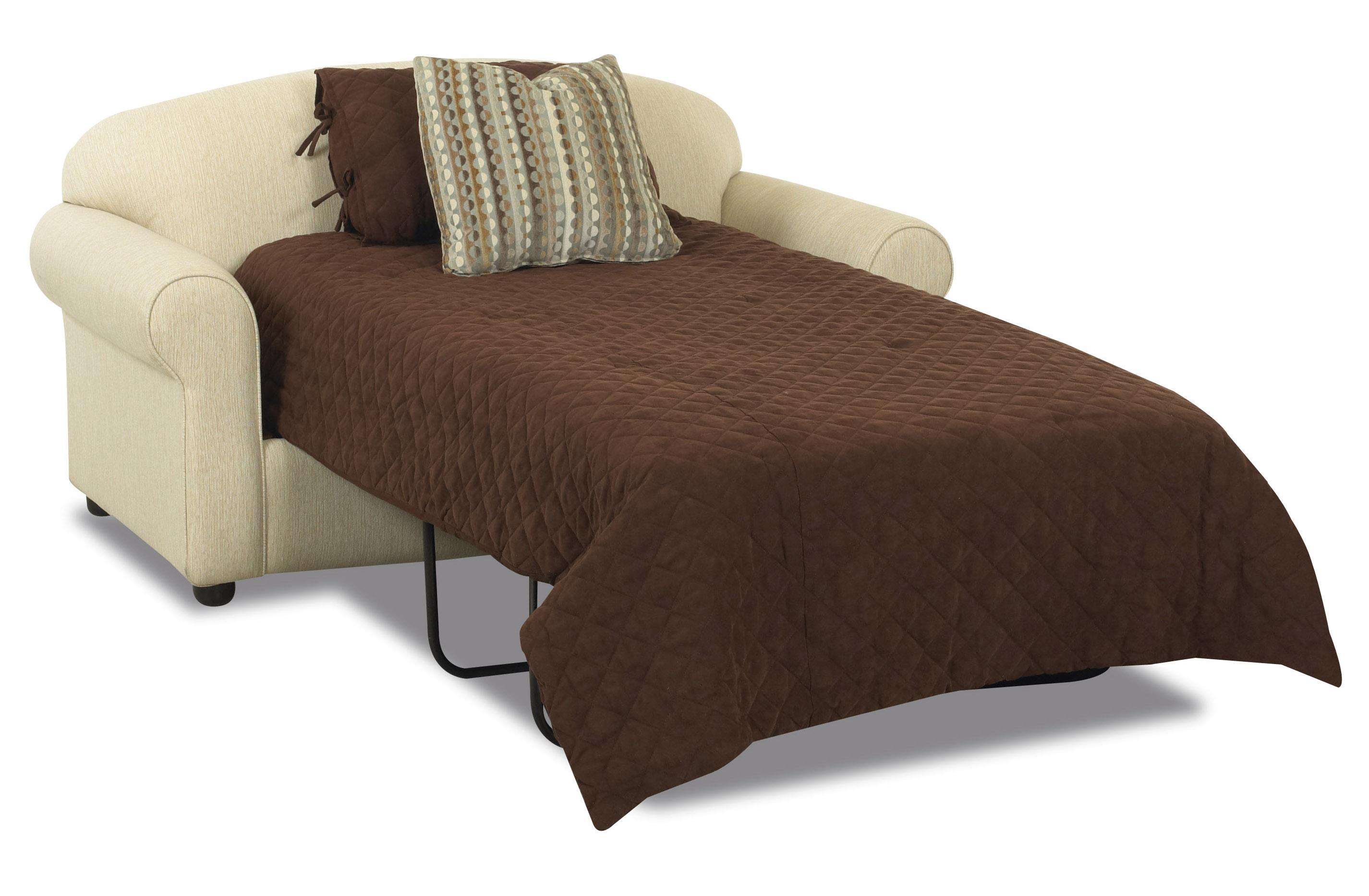 Modern Klaussner Possibilities Twin Sleeper Sofa - Item Number: 500ITSLP loveseat sleeper sofa
