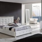 Modern Made in Spain Leather Luxury Contemporary Furniture Set with Extra Storage contemporary italian bedroom furniture