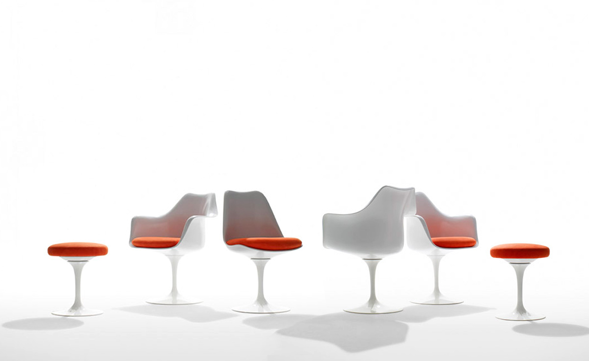 Modern overview ... white tulip chair