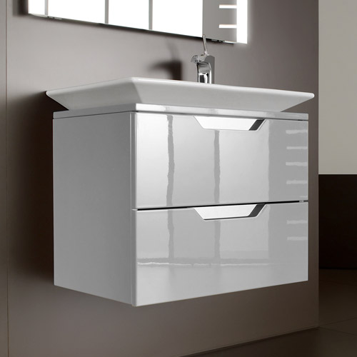 Modern Roca - Kalahari-N 2 Drawer Vanity Unit with W800mm Basin - 0 TH roca bathroom vanity units