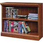 Modern Sauder Premier 36u0027u0027 2-Shelf Bookcase, Planked cherry (1782-100 sauder 2 shelf bookcase