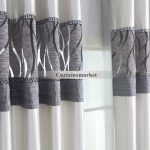 Modern ... Silver Grey Color Useful Faux silk blackout curtains ... silver grey curtains