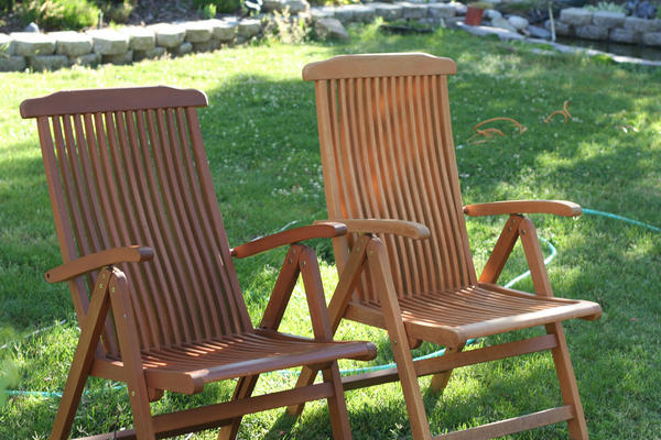 Modern ... Teak Patio Furniture. pair_teak_patio_chairs_with _teak_oil finishing teak outdoor furniture