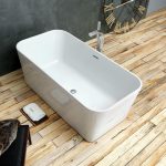 Modern Waters Baths Pool 1500mm x 750mm Double Ended Small Freestanding Bath i-Line small double ended baths