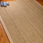 Cozy Natural Area Rugs Seagrass Hand-Woven Sage/Khaki Area Rug natural area rugs
