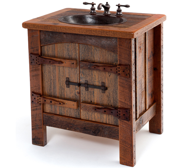 New BATHROOM rustic wood furniture