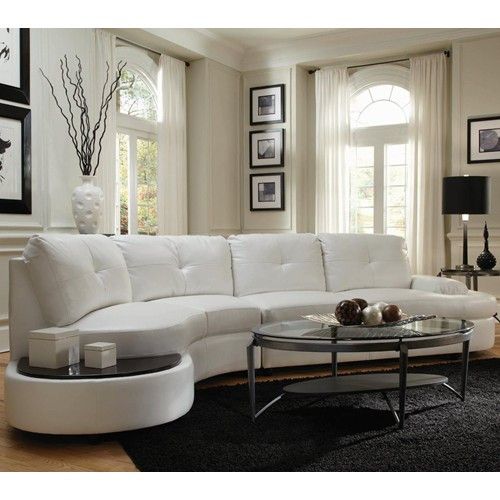 New Circa Contemporary Sectional. White Leather ... white leather couch living room ideas