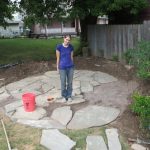 New DIY Flagstone patio--good tips for laying crusher and sand diy patio stones