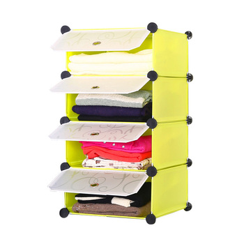 New Get Quotations · Clothes closet shelving storage rack cabinet sub-  compartment plastic racks for clothes