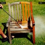 New Power Washed Teak Furniture staining teak outdoor furniture