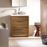 New Roper Rhodes Kato 700mm Freestanding Bathroom Vanity Walnut freestanding vanity unit