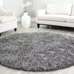 New Safavieh Handmade Malibu Charcoal Grey Shag Rug (7u0027 Round) round shag rug